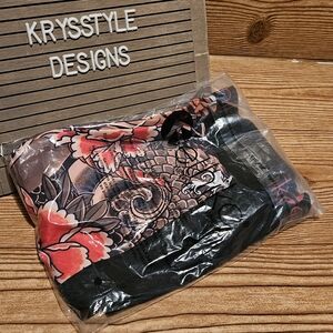 Ethika Mens Moto Socks Motocross Knee Brace - Mens Large - Shogun Design